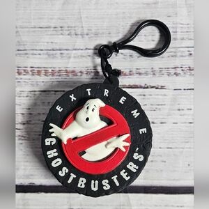 Extreme Ghostbusters Symbol Change Coin Keychain 1997 Vintage Applause Case